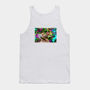 Chicken with chicks / Swiss Artwork Photography Tank Top